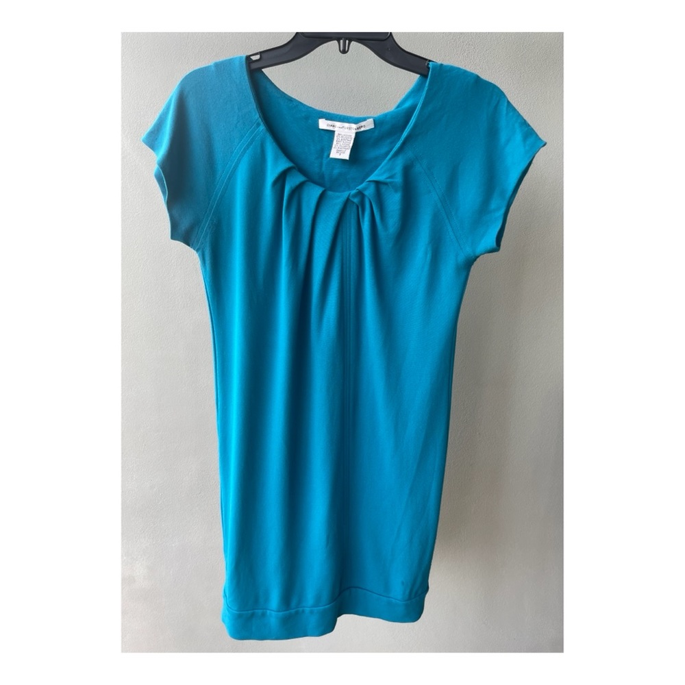 DVF dress aqua